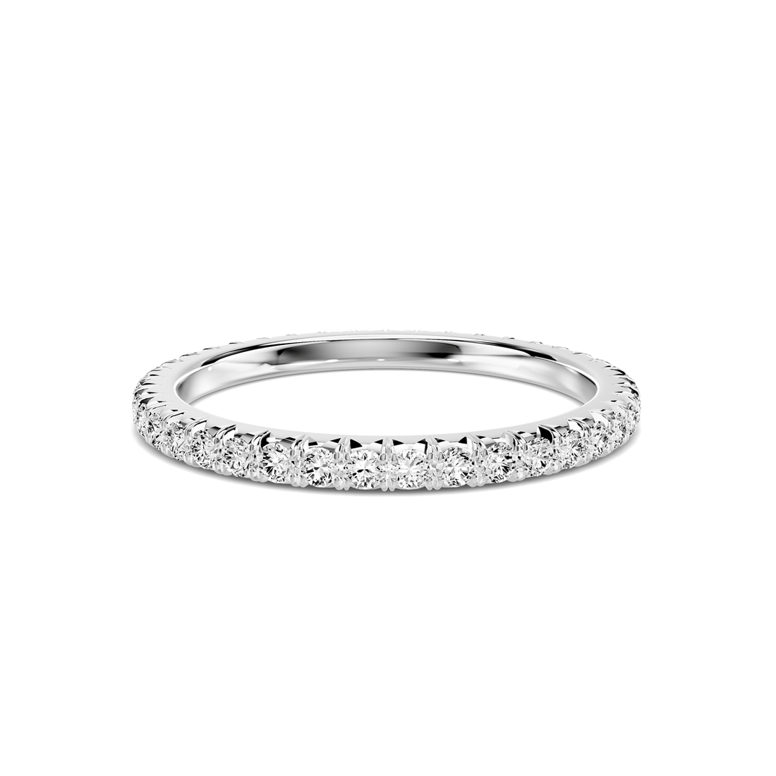 Willow Embrace French Pavé Eternity Lab Band (1/2 ct. tw.)