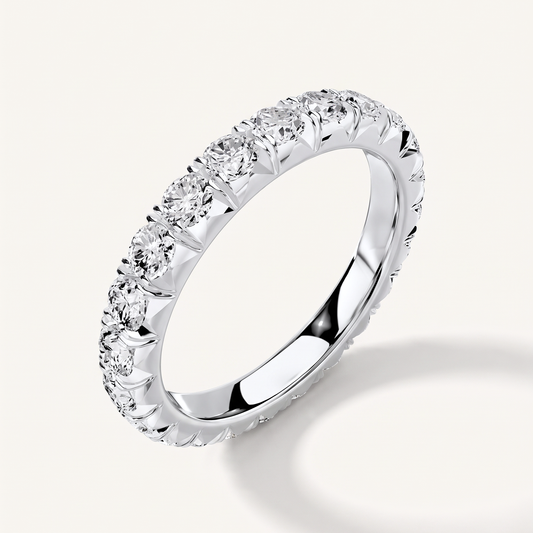Haven Grace French Pavé Eternity Lab Band (1.70 ct. tw.)