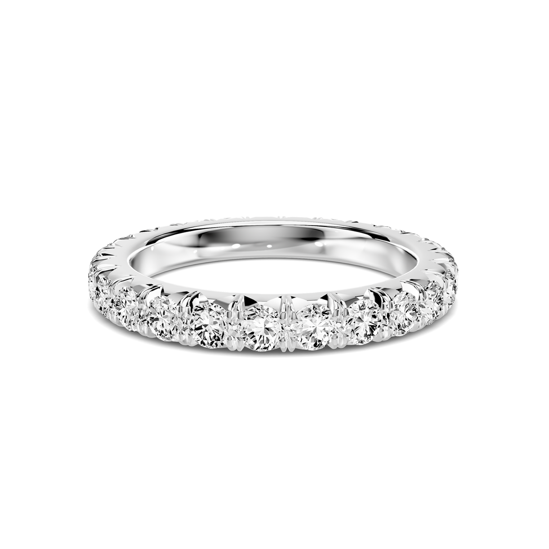 Aurora Serenade French Pavé Eternity Lab Band (1.40 ct. tw.)