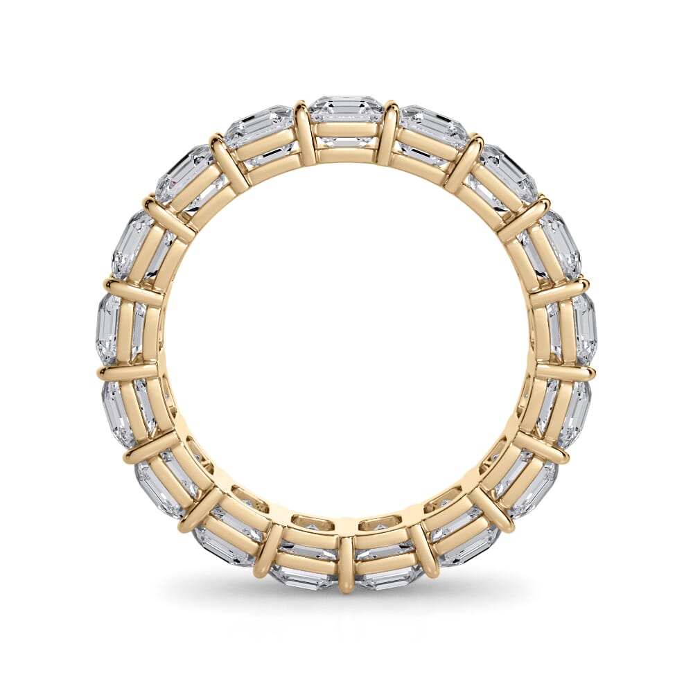 Solace Grace Asscher Cut Lab Diamond Eternity Ring (5.0 ct. tw.)