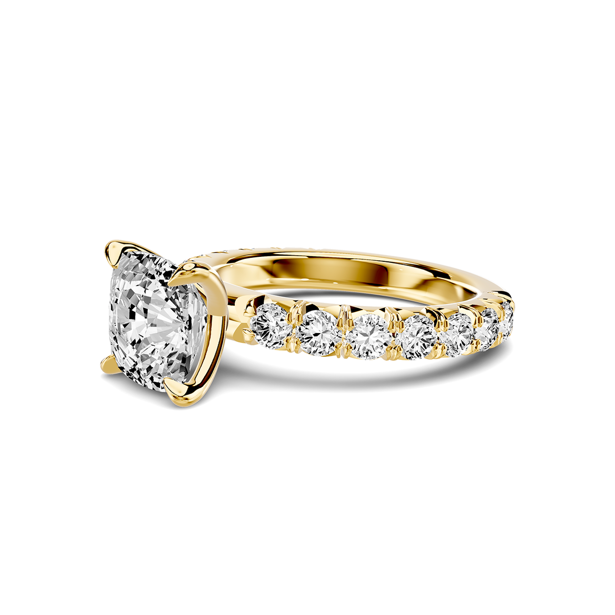Noelle French Pavé Lab Engagement Ring Setting (1 ct. tw.)