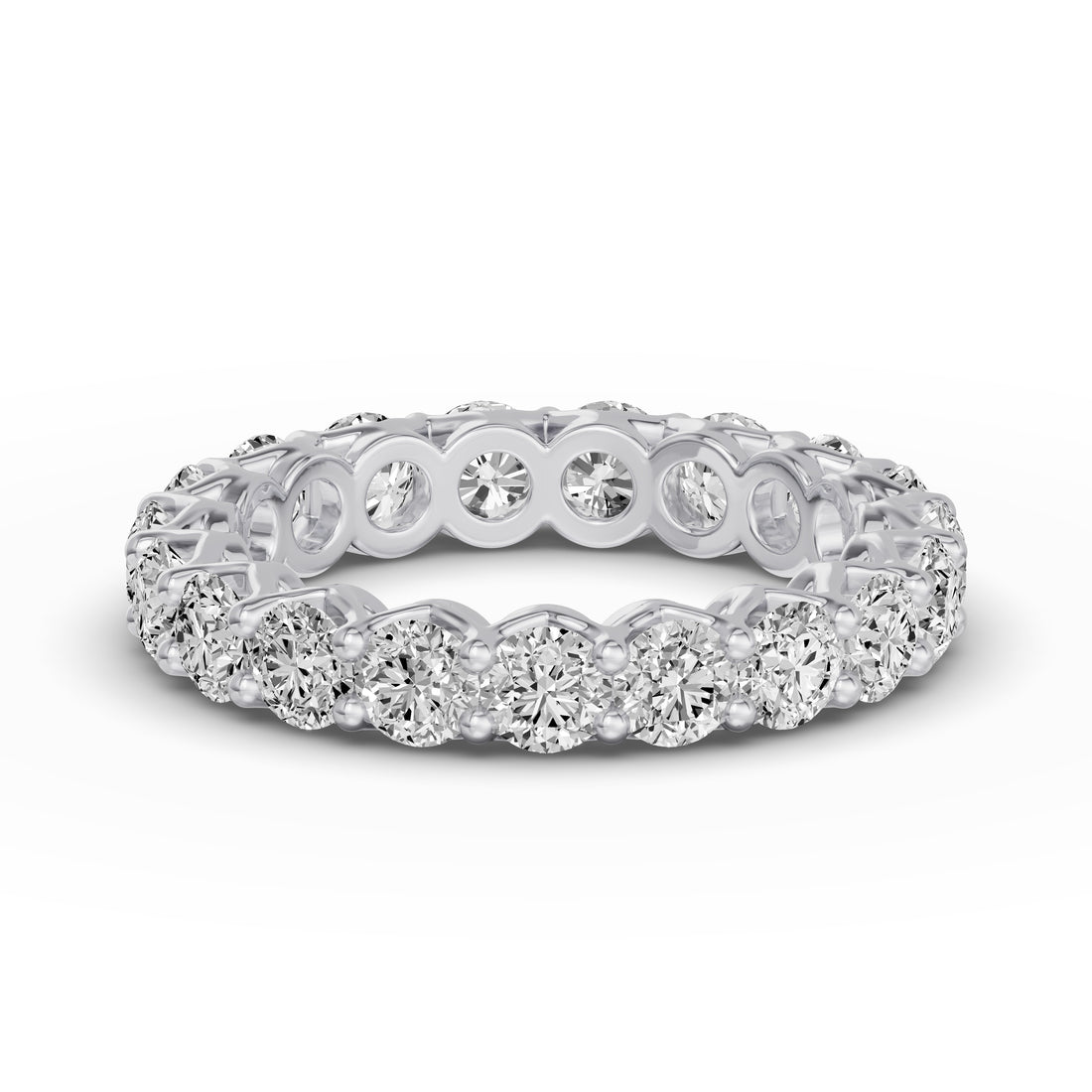 Dove Reverie Shared Prong Lab Eternity Band (2.50ct. tw.)