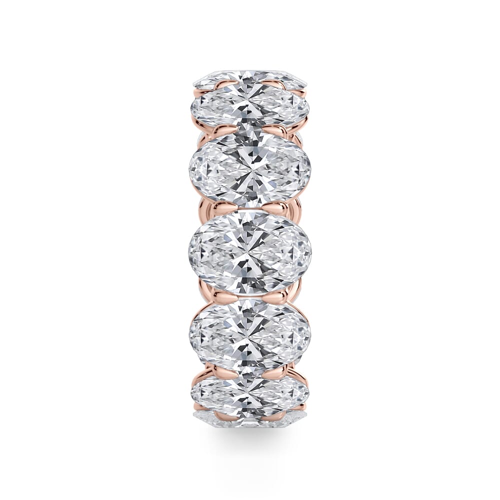 Iris Grace Oval Cut Lab Diamond Eternity Ring (9.5 ct. tw.)